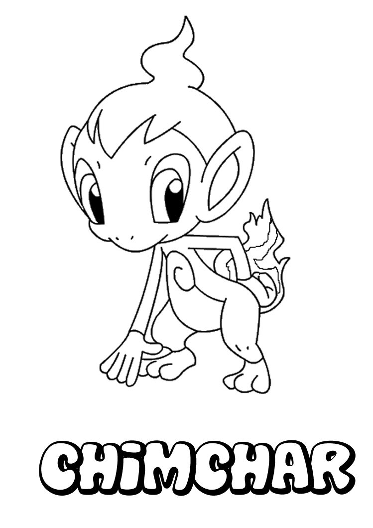 749x1060 Free Coloring Pages Pokemon Chimchar