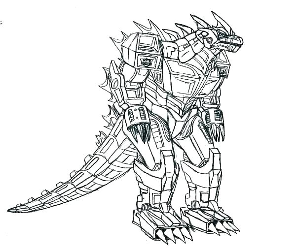 600x510 Robot Coloring Pages