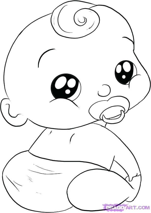 616x869 Diaper Coloring Page Coloring Page Toddler Character Cartoon Baby