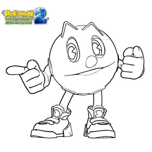 526x526 Pacman Game Coloring Pages On Colorear Dibujos
