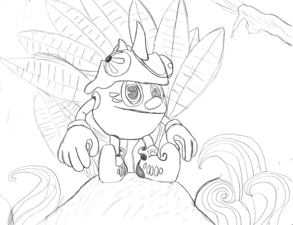1024x787 Coloring Pages ~ Pac Man Coloring Pages Chameleon By To Print Pac