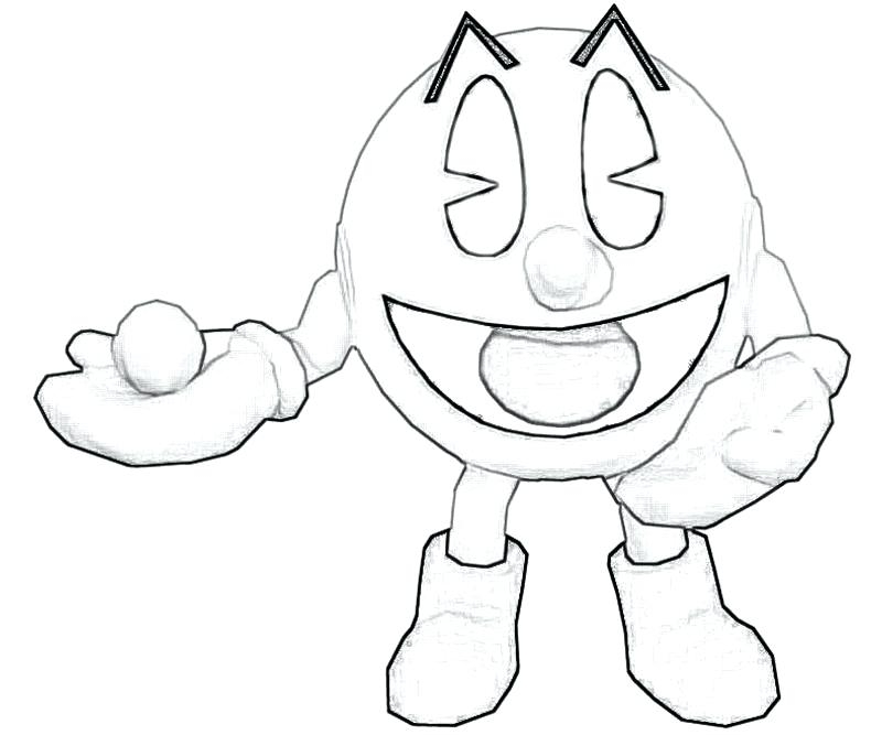 800x667 Pac Man Coloring Pages Mesmerizing Pac Man Coloring Pages Coloring