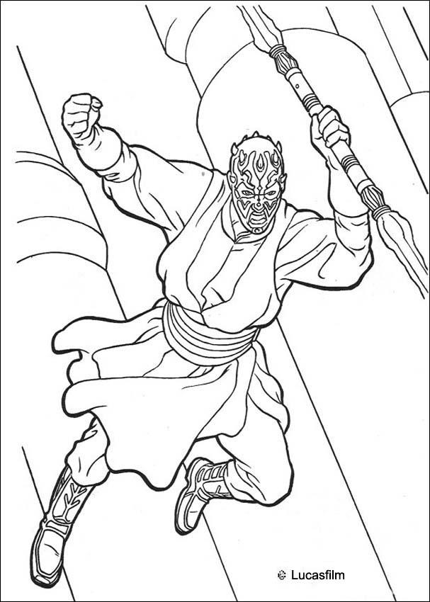 607x850 Star Wars The Clone Wars Coloring Pages Printable 312436