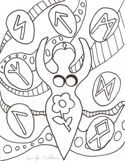 400x518 938 Best Pagan Coloring Pages Images On Coloring Books