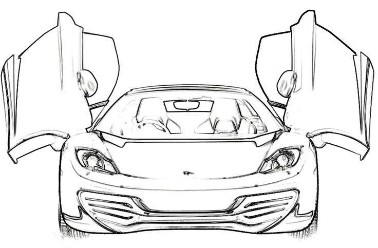 736x483 Pagani Coloring Pages