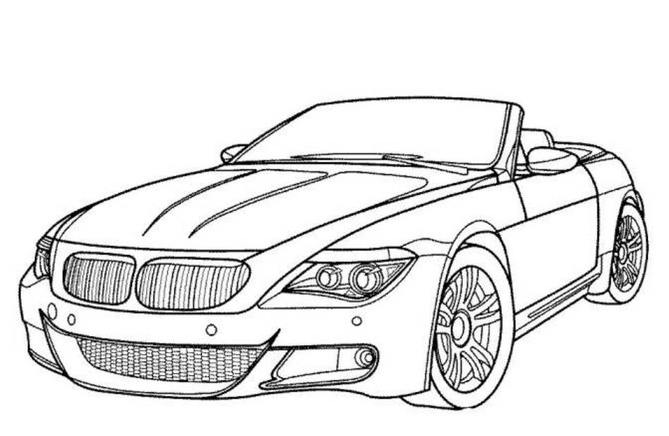 948x618 Cool Cars Coloring Pages