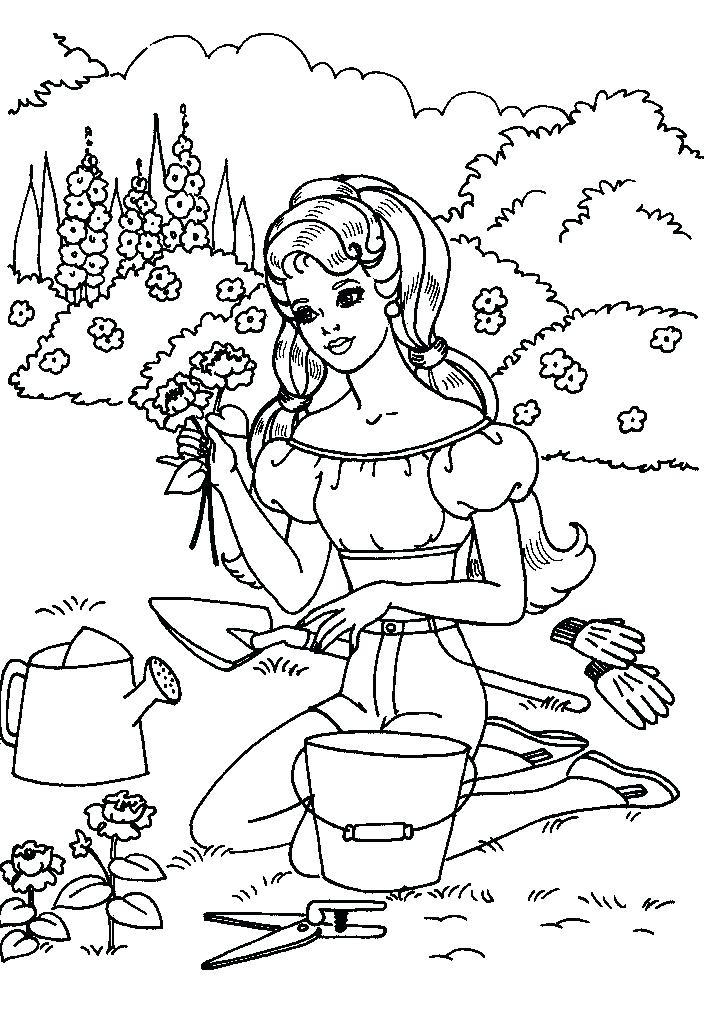 704x1030 Barbie And Ken Coloring Pages Coloring Page For Kids Barbie