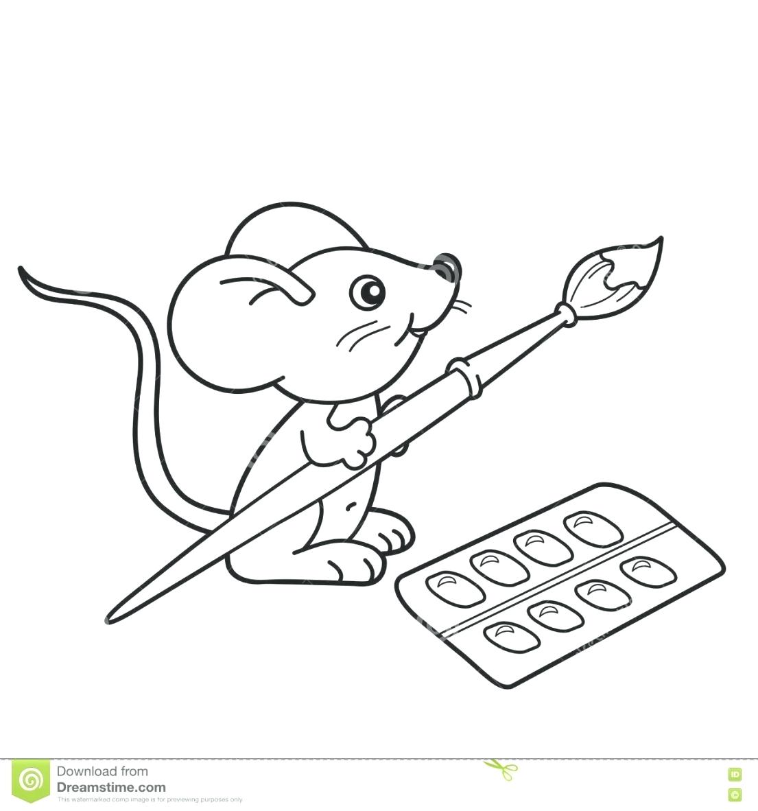 1105x1182 Complete Paint Brush Coloring Page 8339