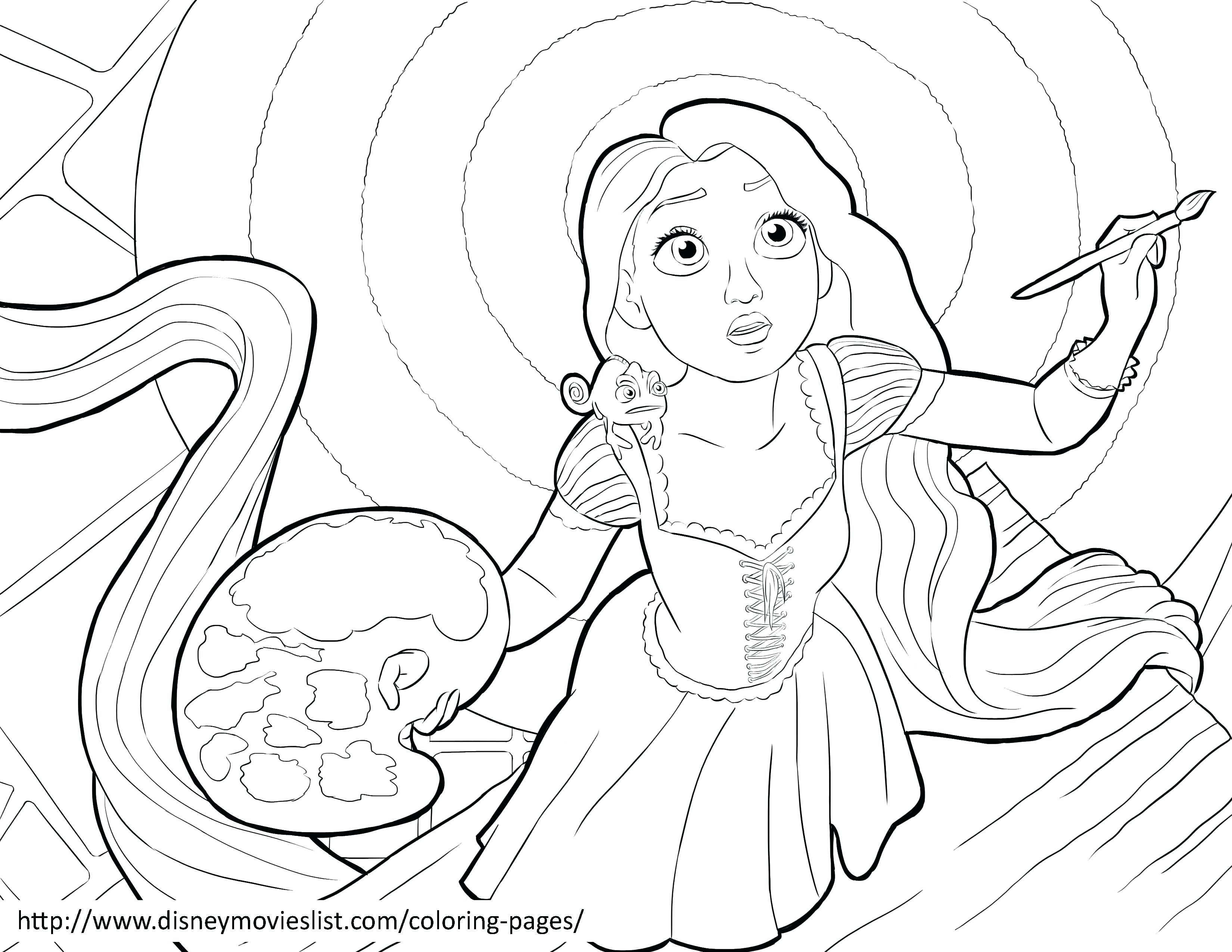 3300x2550 Paint Brush Coloring Page
