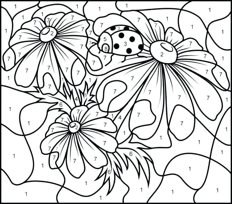 921x810 Free Color By Number Plus Free Color By Number Cat Worksheet
