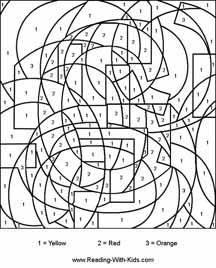 216x268 Free Colour By Number Amp Letter Sheets Free Coloring And Number