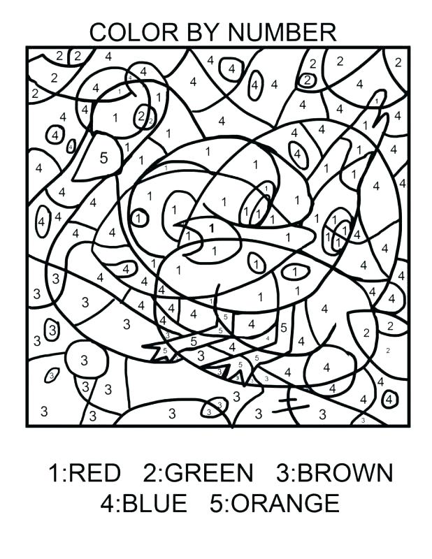 618x800 Printable Color By Number For Adults Paint By Numbers Life