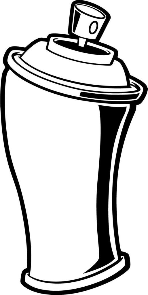 Paint Can Coloring Page