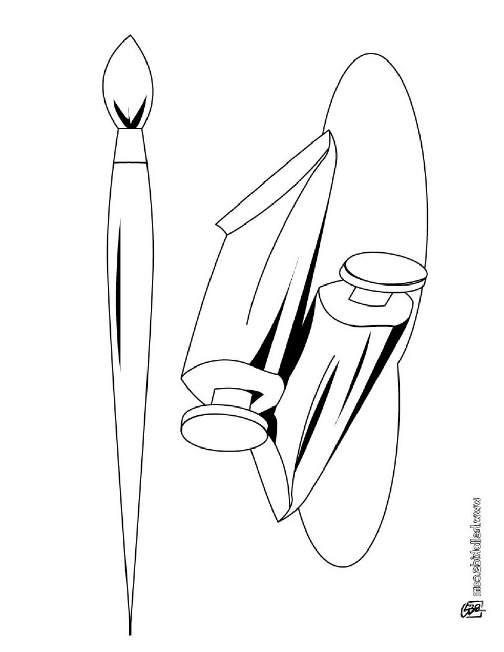 984x1272 Boardroom Painting Palette French Artist Painter Coloring Page