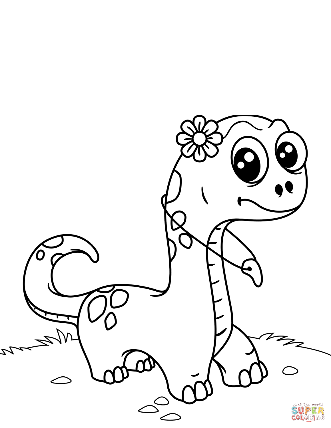 1159x1500 Unlimited Easel Coloring Page Cute Dinosaur Artist With Brush