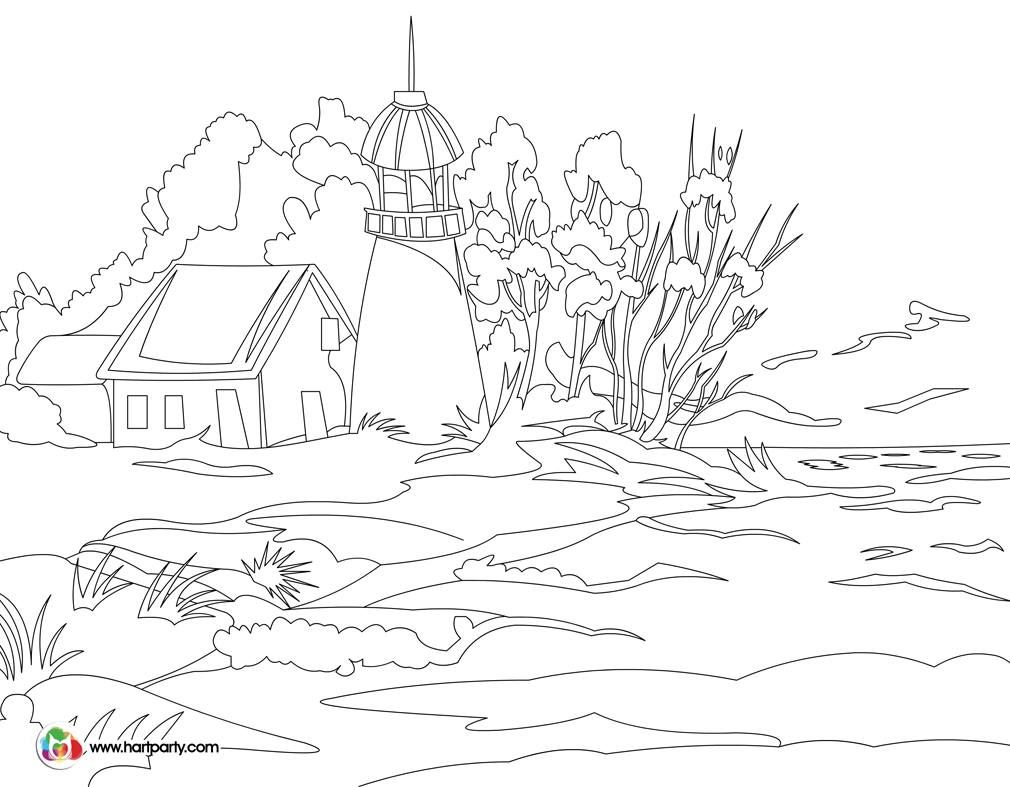 1010x787 Traceable And Coloring Page For Light Keepers Full Youtube