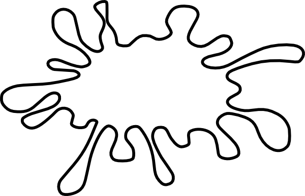 600x387 White Paint Splatter Clip