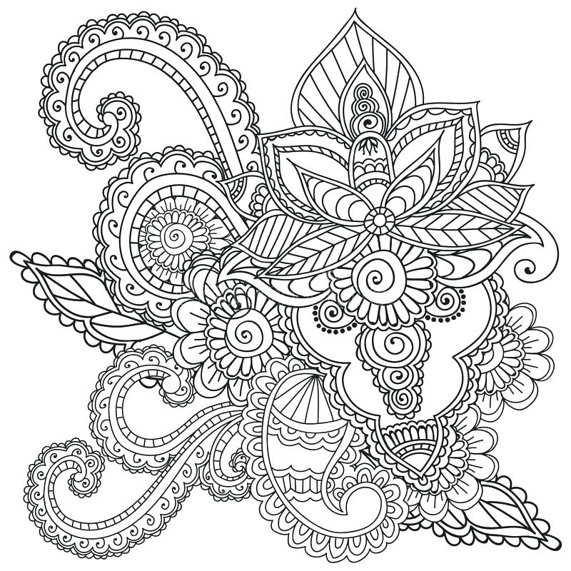 800x800 Coloring Pages Abstract Designs Coloring Page Designs Free Paisley