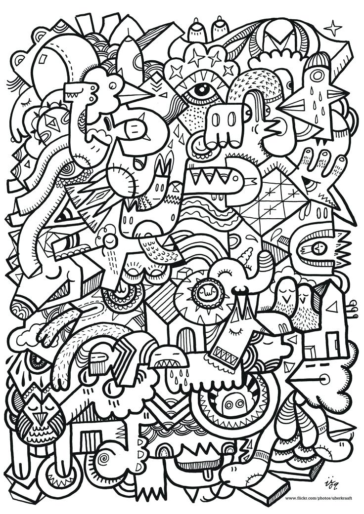 736x1041 Design Coloring Pages Printable Pattern Animal Coloring Pages