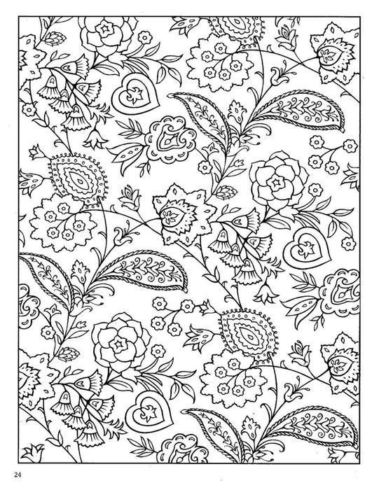 541x700 23 Best Paisley Coloring Pages For Adults Images