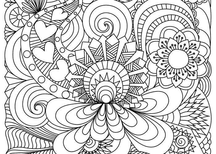 Paisley Mandala Coloring Pages