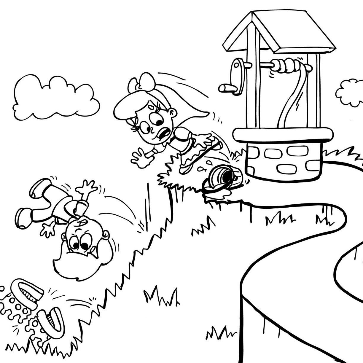 Pajama Coloring Page