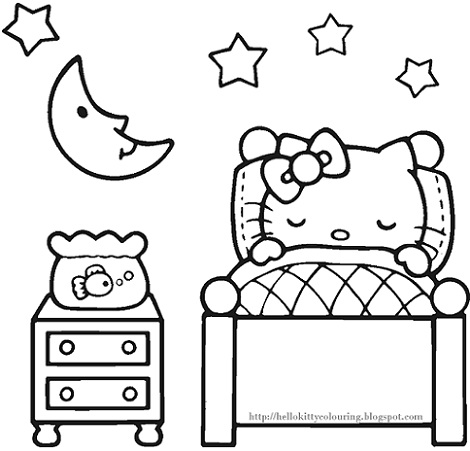 470x451 Dibujos Colorear Hello Kitty ~ Ideas Creativas Sobre Colorear