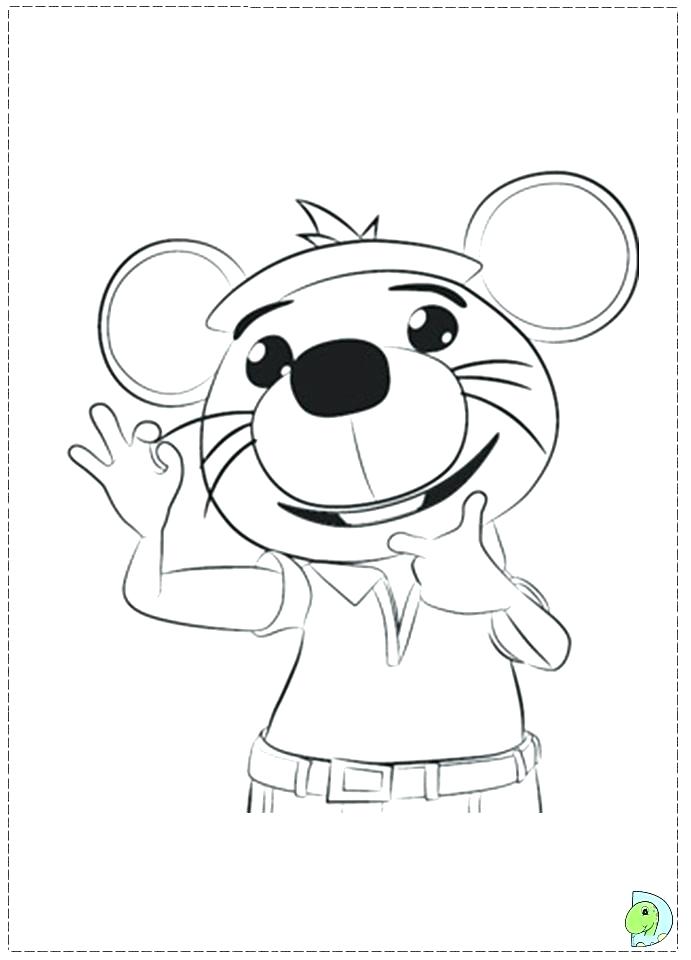 691x960 Bananas In Pajamas Coloring Pages