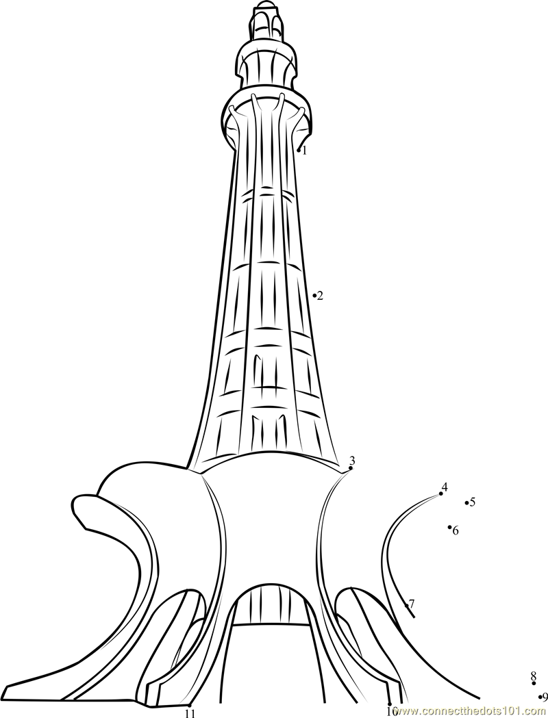 800x1049 Pakistan Coloring Page