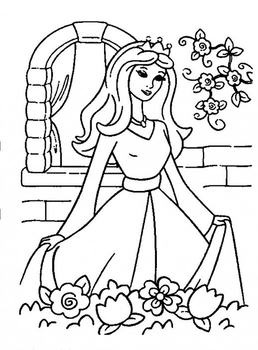 Palace Coloring Pages