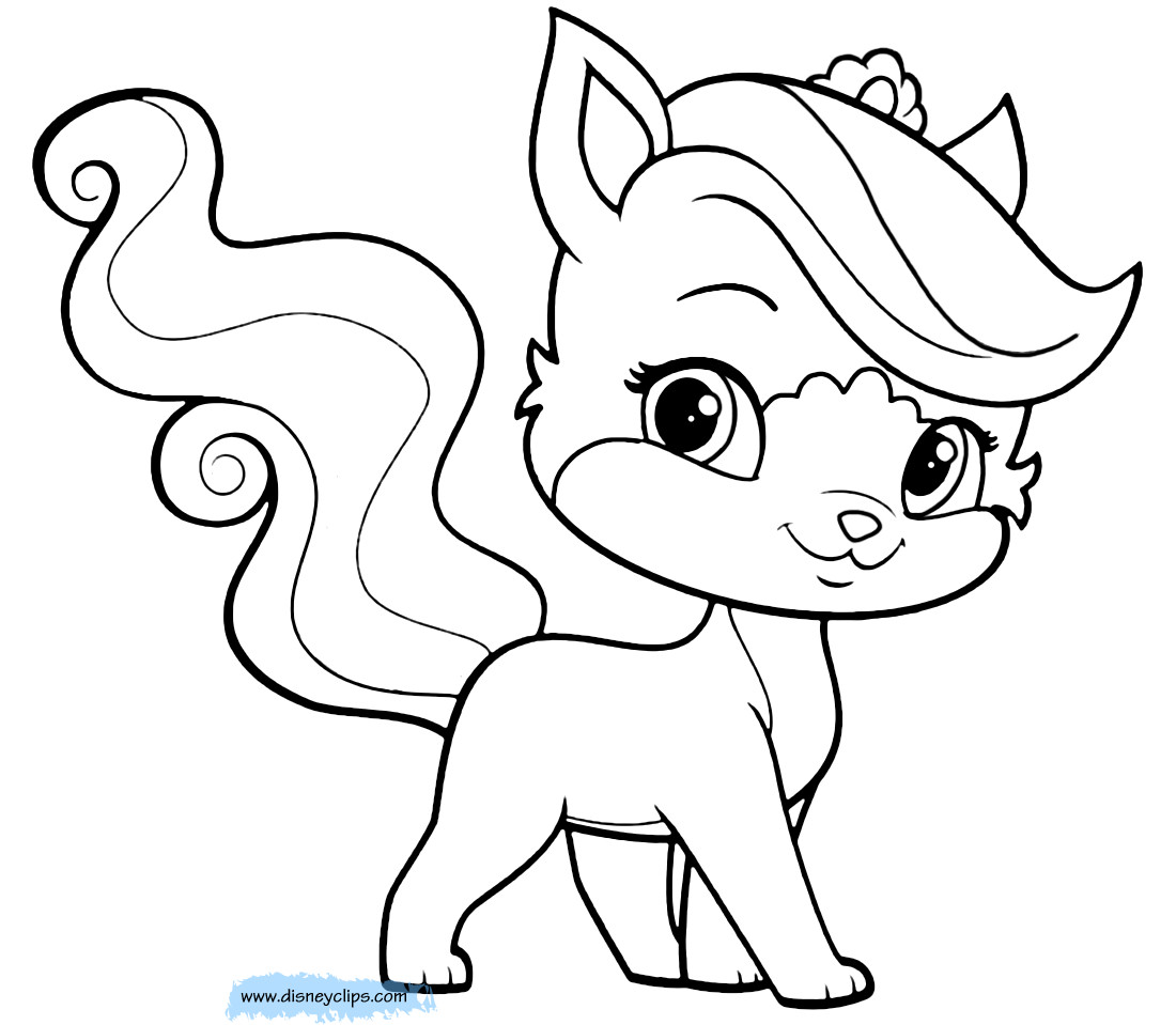 1100x959 Princess Palace Pets Coloring Pages