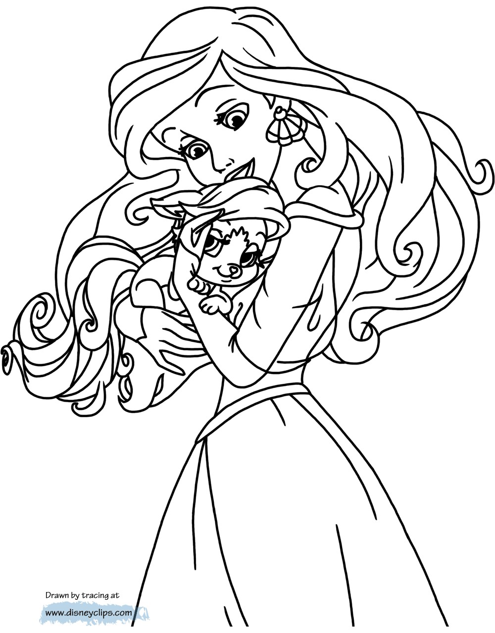 1000x1278 Cinderella Dog Coloring Pages Fresh 96 Free Palace Pets Coloring