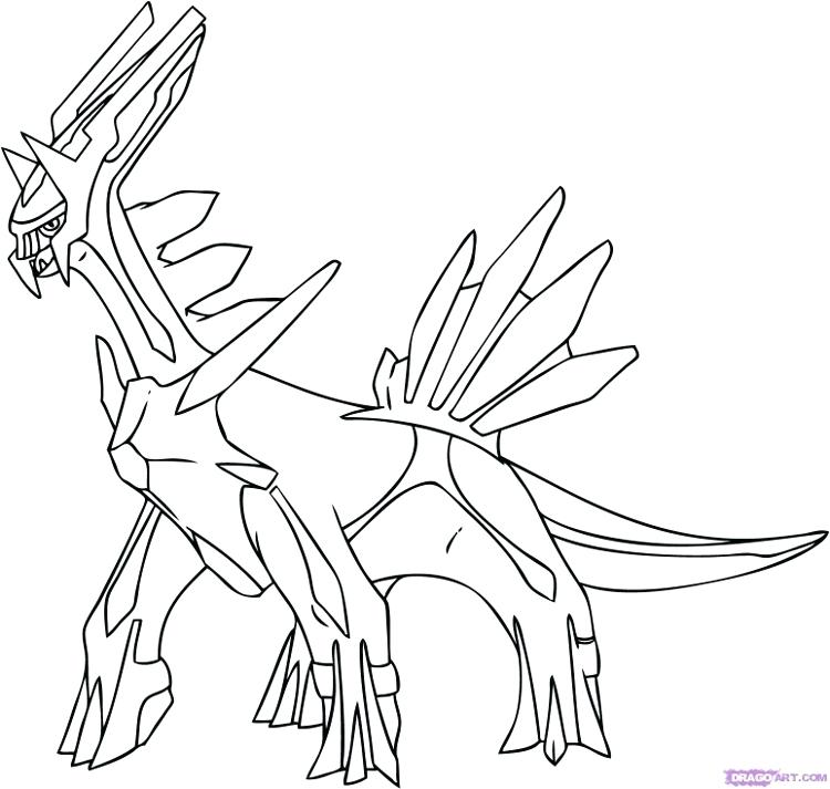 750x713 Dialga Coloring Pages Big Dragon Coloring Pages Pokemon Dialga