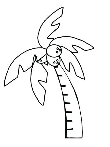 360x480 Palm Tree Coloring Page Palm Tree Coloring Pages 1 Palm Tree