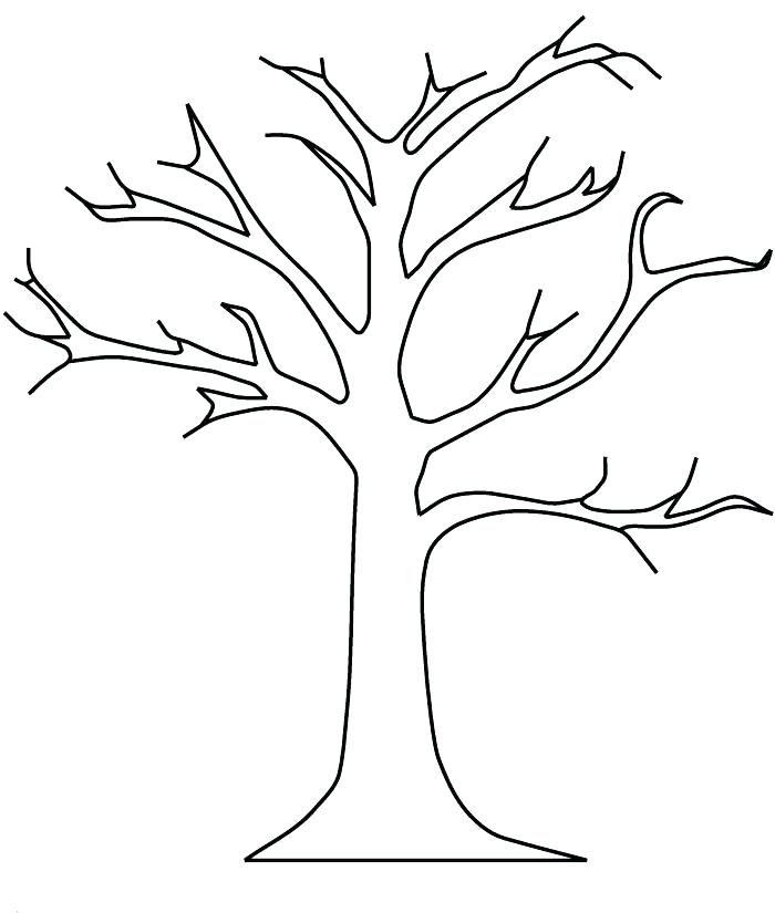 700x825 Extraordinary Tree Color Pages