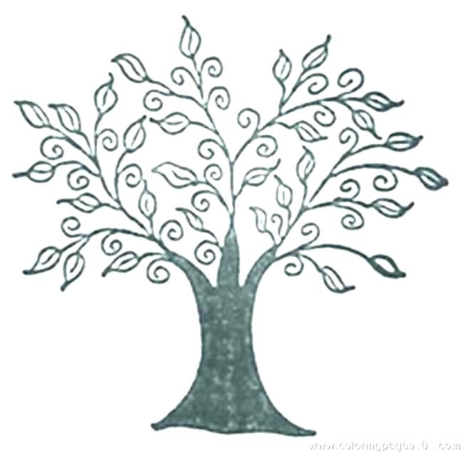 650x636 Palm Leaves Coloring Pages