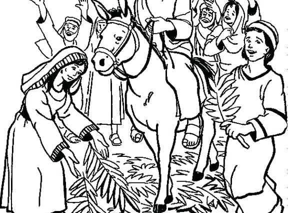 600x425 Palm Sunday Coloring Page Hosanna Hosanna In Palm Coloring Page