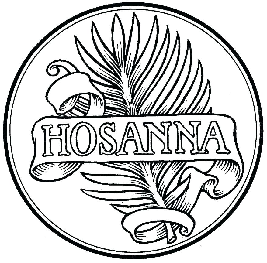 878x866 Palm Sunday Coloring Page Free Printable Palm Coloring Page Good