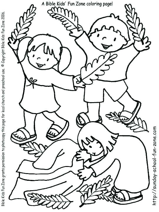 540x720 Palm Sunday Coloring Pictures Fine Bible Coloring Pages Palm