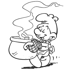 230x230 Smurf Coloring Pages