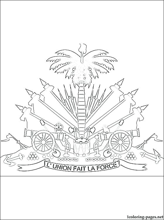 560x750 Haiti Flag Colouring Page Attractive Panama Coloring Illustration