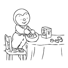 Pancake Coloring Pages