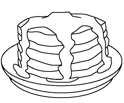 500x413 24 Pancake Coloring Pages Images Free Coloring Pages