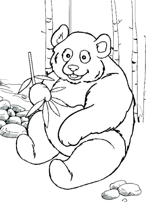 600x850 Coloring Pages Panda Panda Bear Coloring Page Free Printable