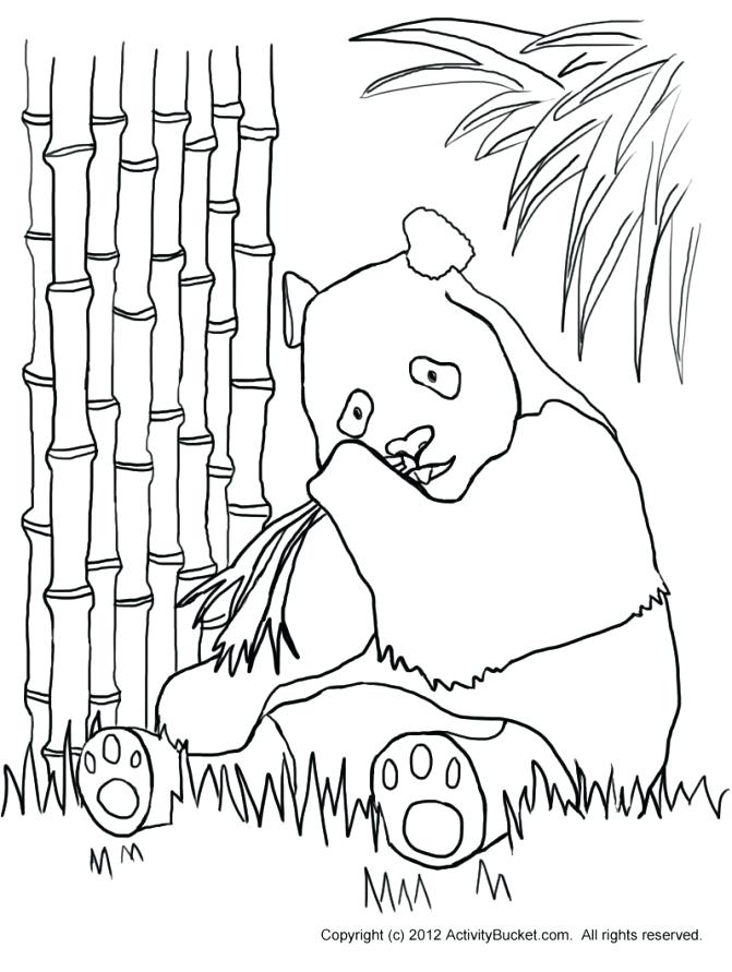 671x891 Printable Panda Bear Coloring