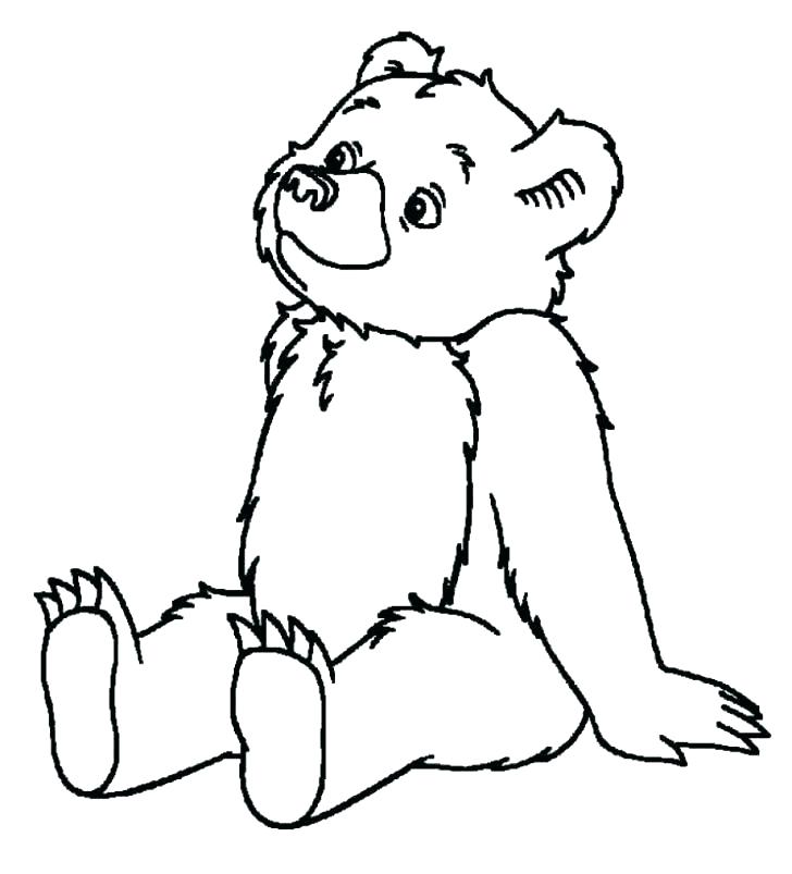 728x803 Bears Coloring Pages Coloring Pages Bears Panda Bear Coloring Page
