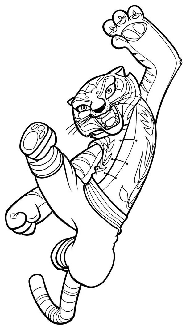 616x1060 Kung Fu Panda Printable Coloring Pages