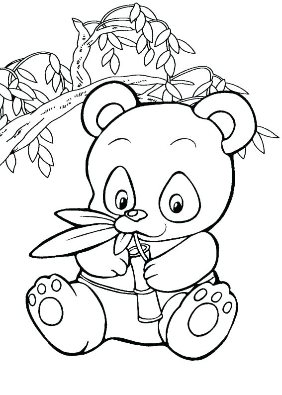 567x794 Panda Bear Coloring Page Cute Panda Coloring Pages Cute Panda 4