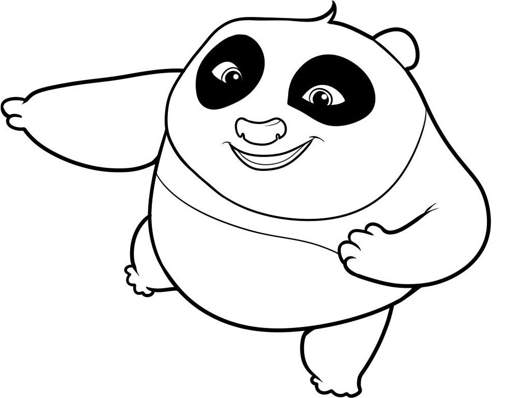 1024x773 Panda Coloring Pages Luxury Free Printable Kung Fu Panda Coloring
