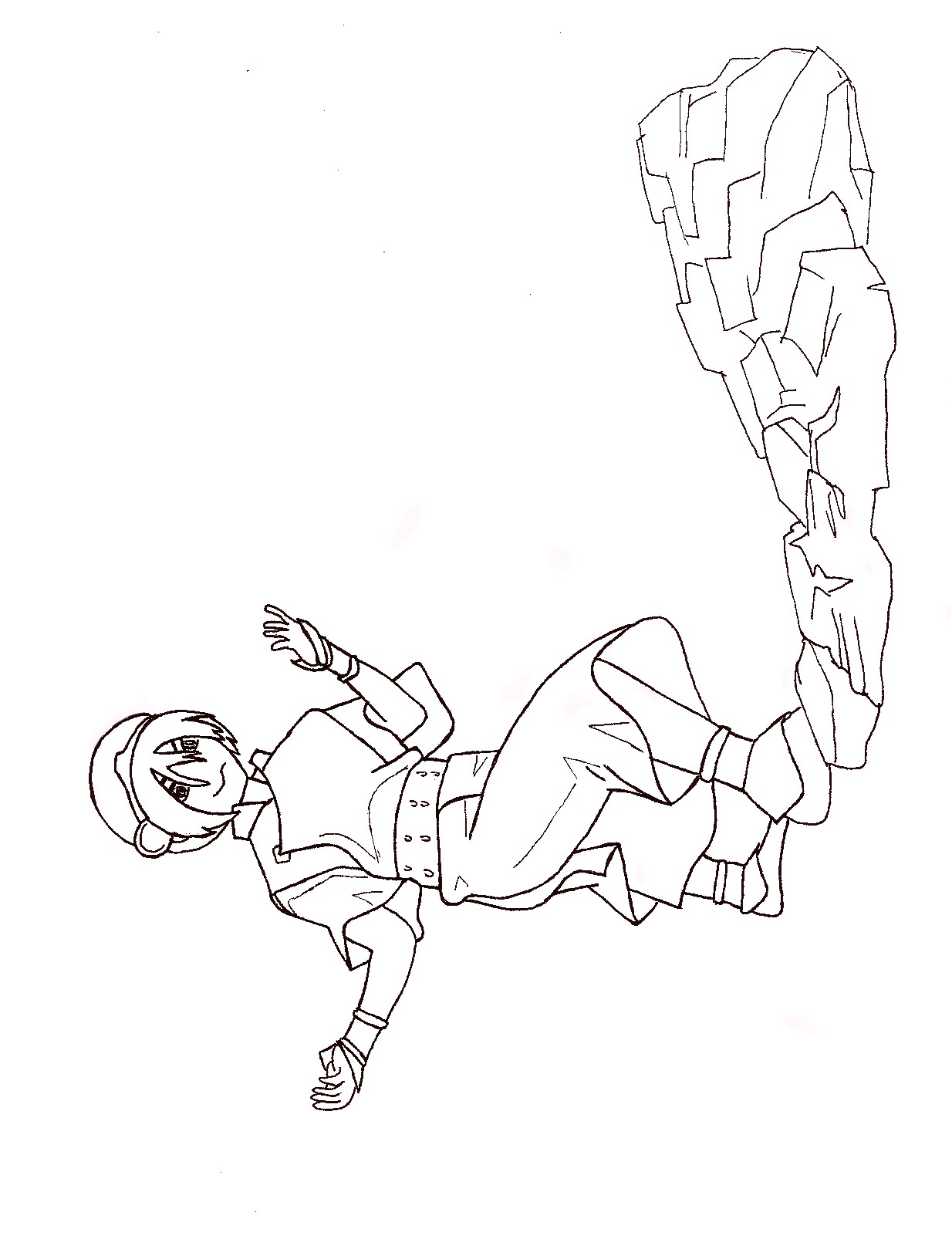 1234x1602 Avatar Coloring Pages Blue Spirit Gal Avatar